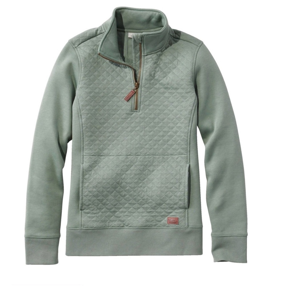 Women’s Green Quilted Sweater